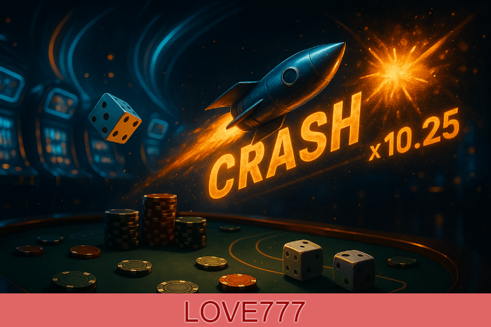 Jogue Crash na LOVE777!
